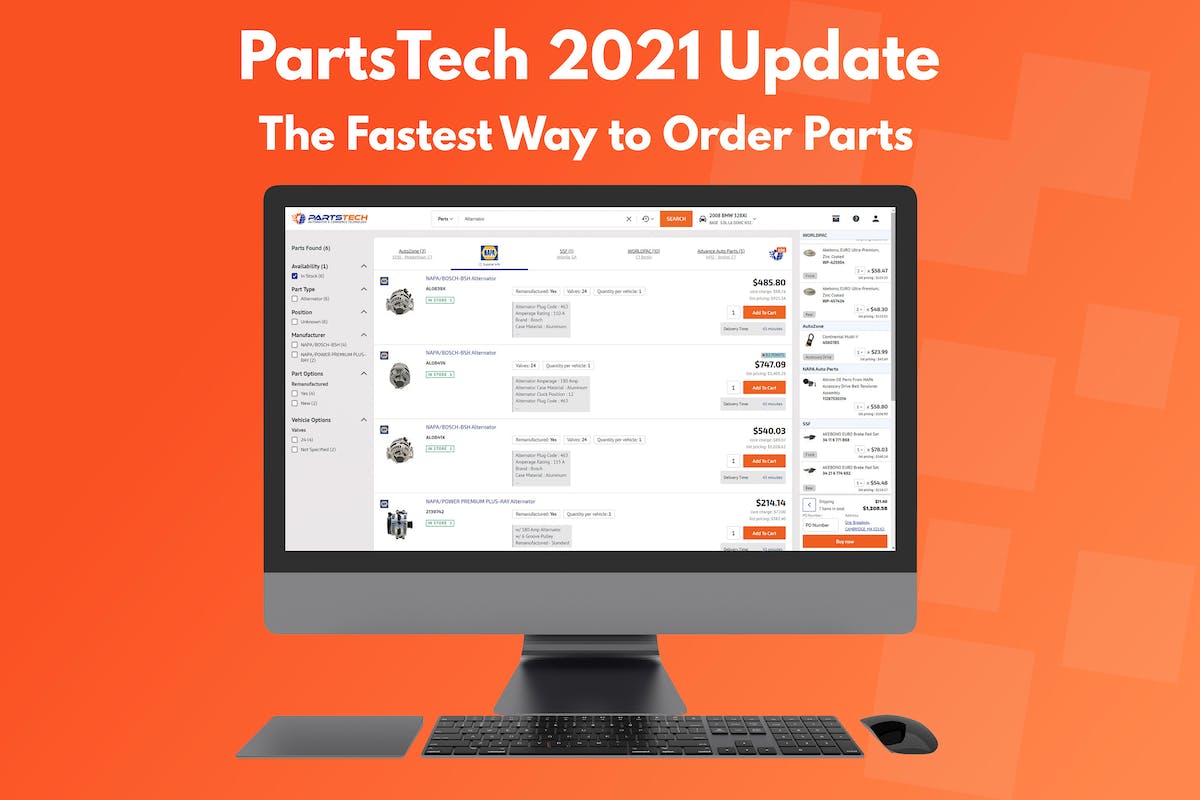 PartsTech 2021 Update: The Fastest Way to Order Parts