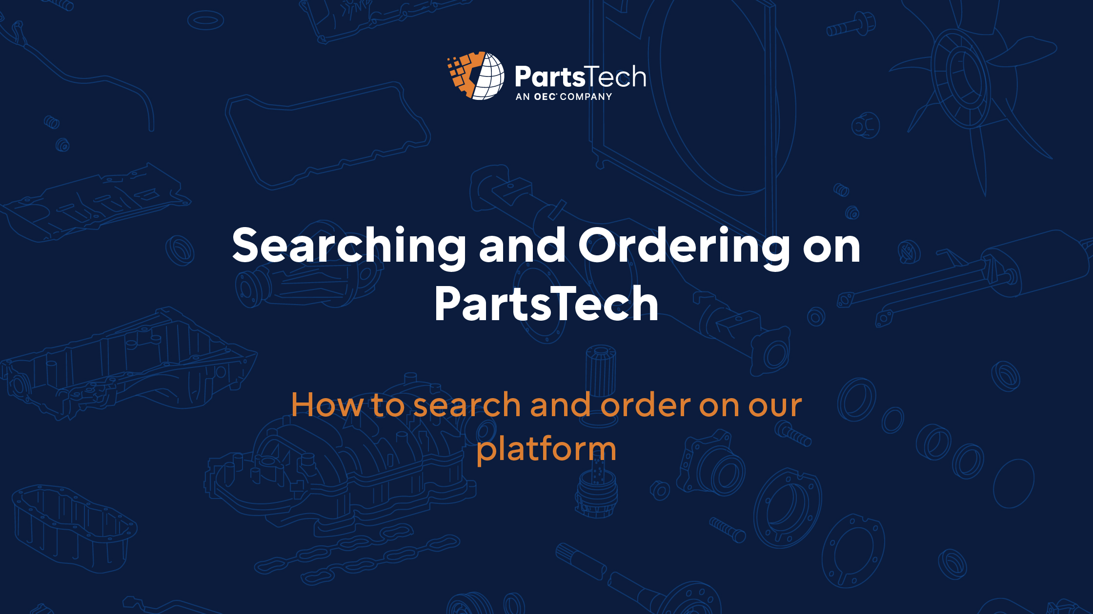 Searching and Ordering on PartsTech